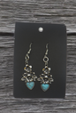 Turquoise Heart Earrings