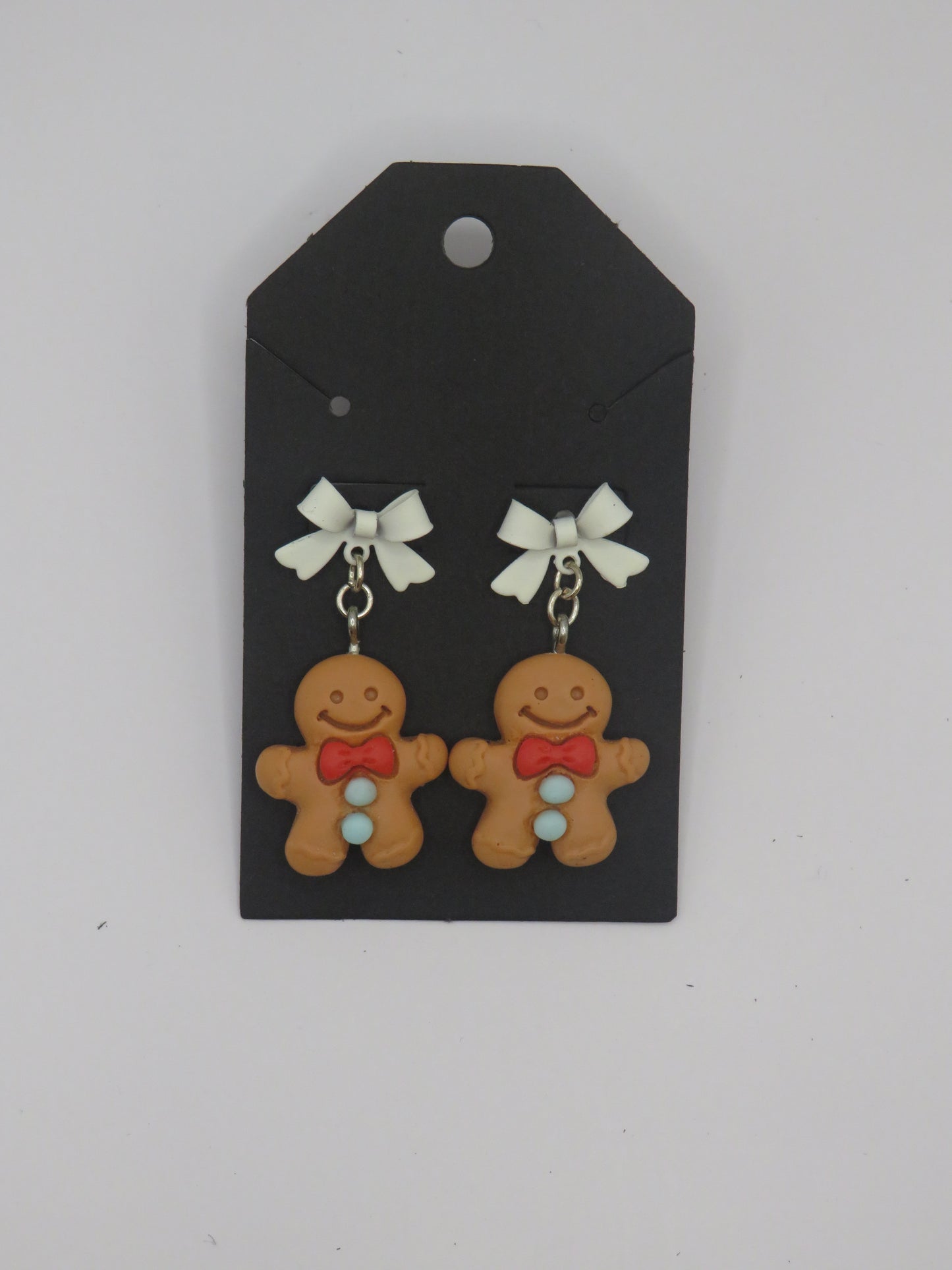 Gingerbread Man Earrings