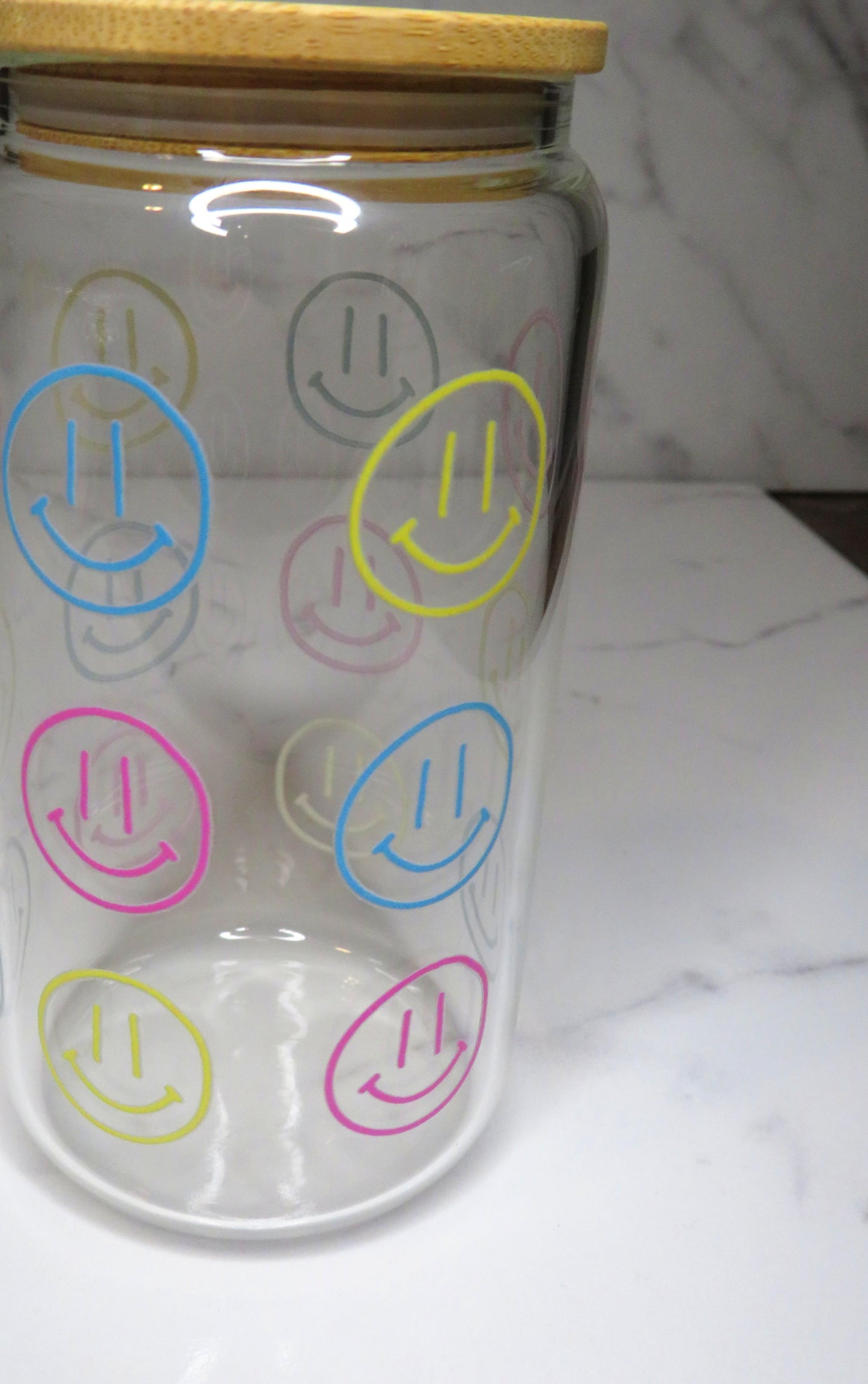 Pastel Smiley Cup