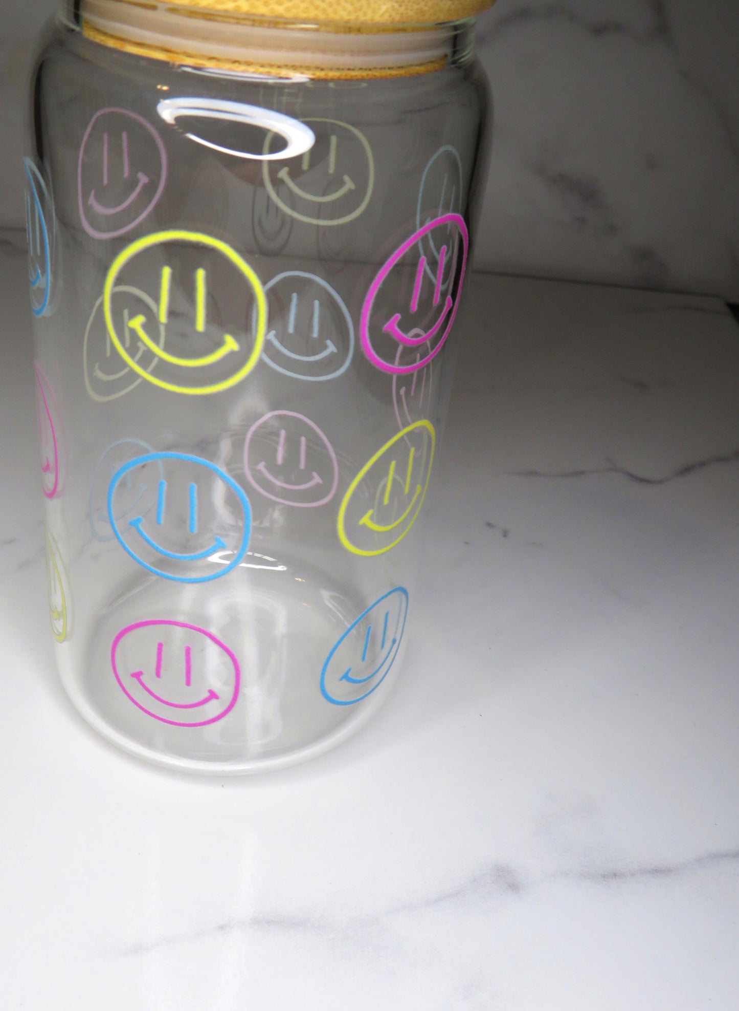 Pastel Smiley Cup