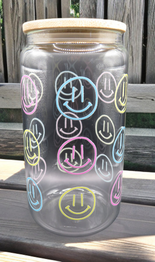 Pastel Smiley Cup